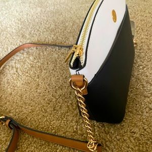 Black white & gold Crossbody